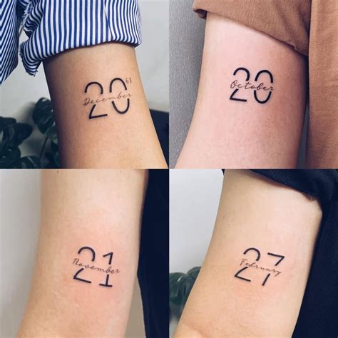 unique birthdate tattoo|796+ Birthdate Tattoo Ideas